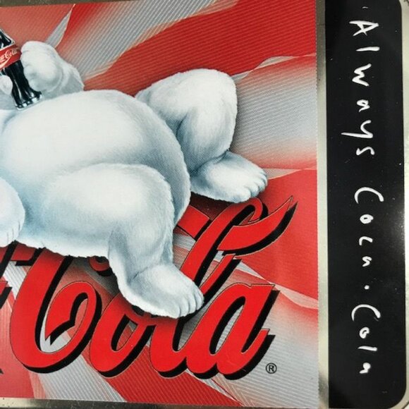 Vintage Set of 2 Coca-Cola Polar Bear 'Always Coca-Cola' Hinged Lid Tins - Picture 9 of 12